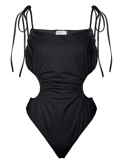 Ruched Cut-Out Swimsuit