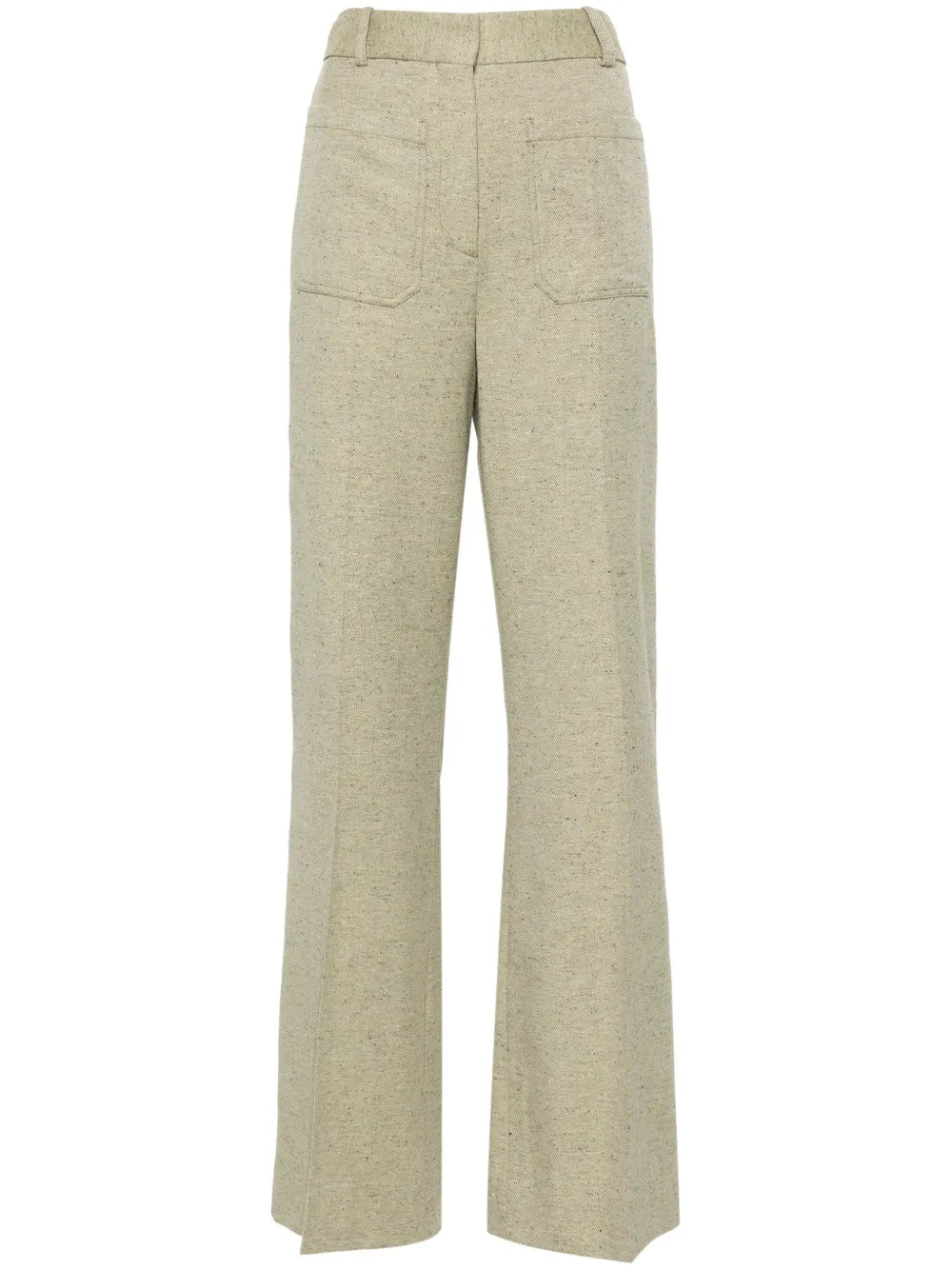 Alina Speckle-Knit Trousers