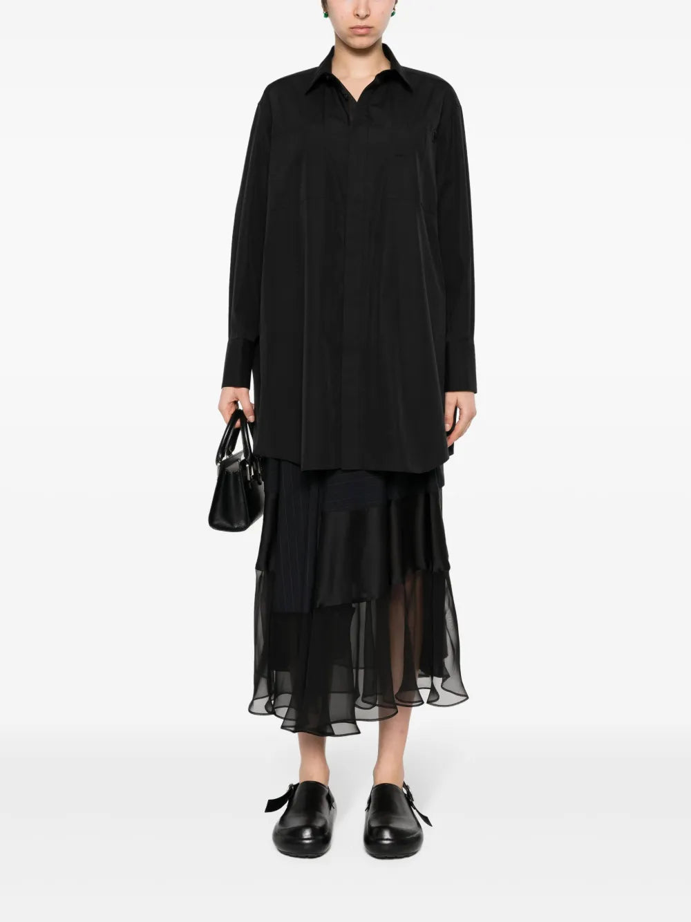 Logo-Embroidered Poplin Shirt