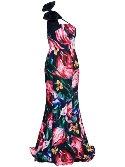Florilegium Floral-Print Gown