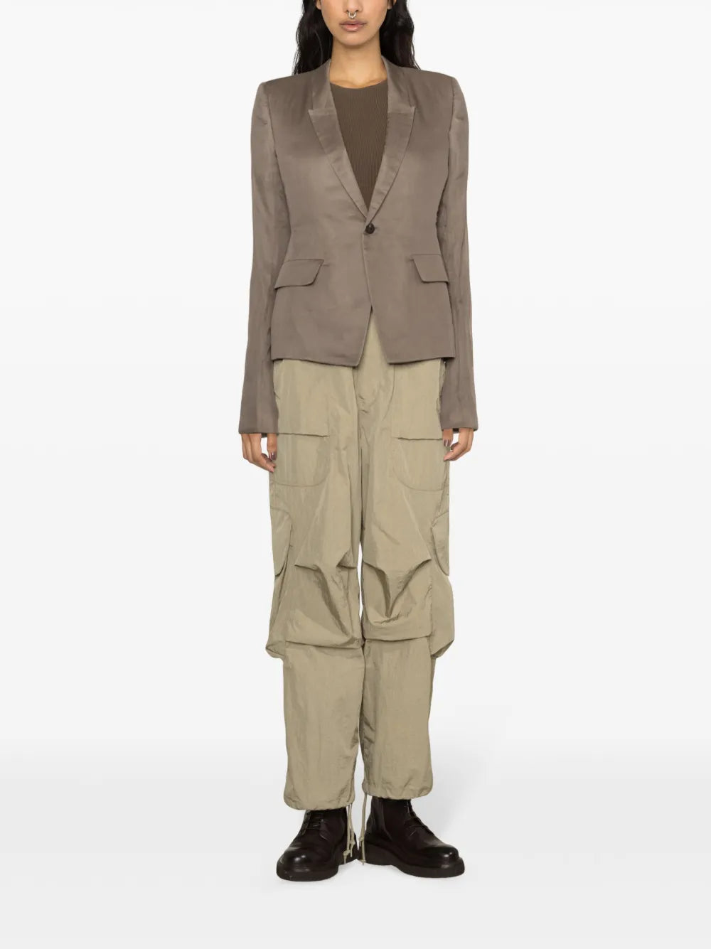 60Cm Soft Cotton Blazer