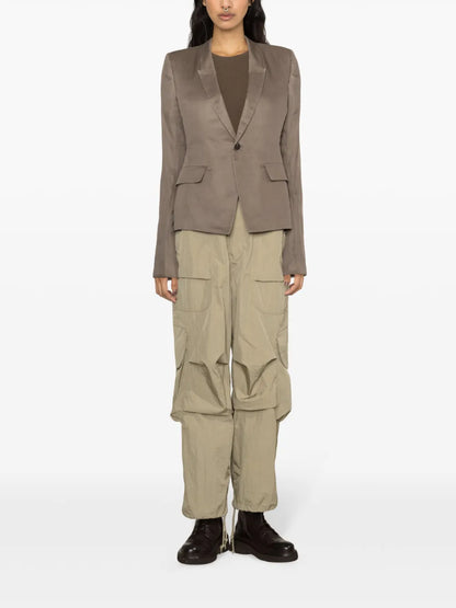 60Cm Soft Cotton Blazer