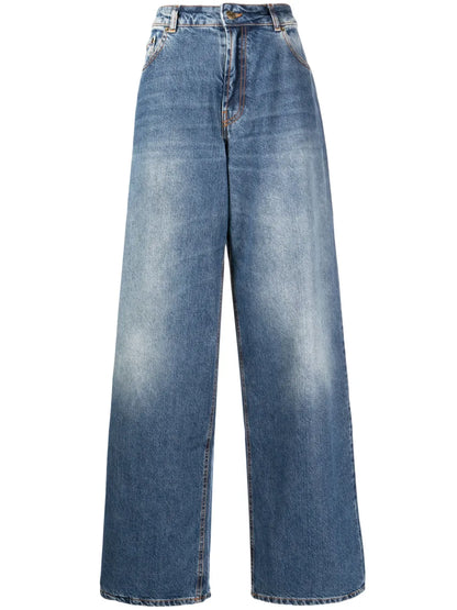 High-Rise Wide-Leg Jeans