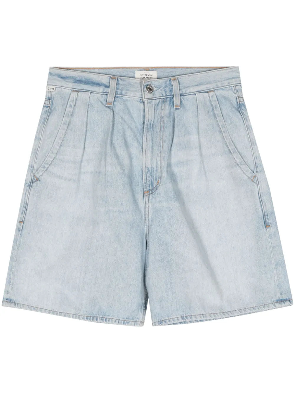 Maritzy Wide-Leg Denim Shorts