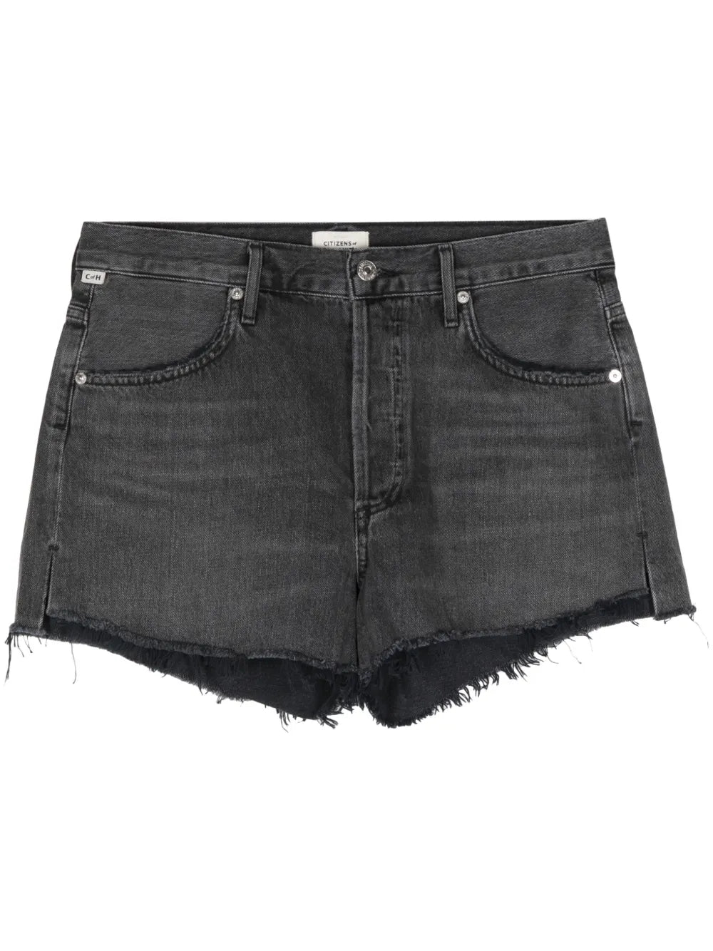 Annabelle Raw-Cut Denim Shorts