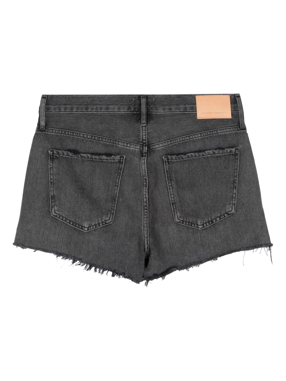 Annabelle Raw-Cut Denim Shorts