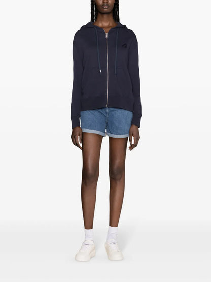 Logo-Embroidered Cotton Hoodie