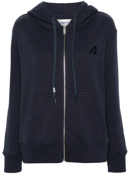 Logo-Embroidered Cotton Hoodie