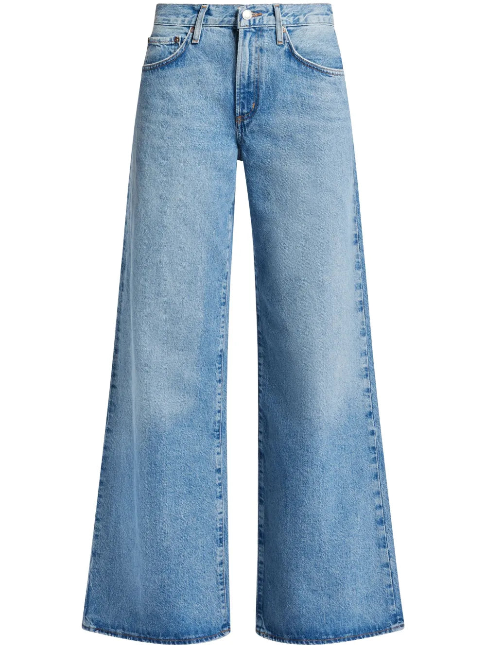 Mid-Rise Wide-Leg Jeans