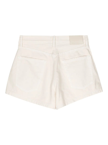 Franca Wide-Leg Denim Shorts