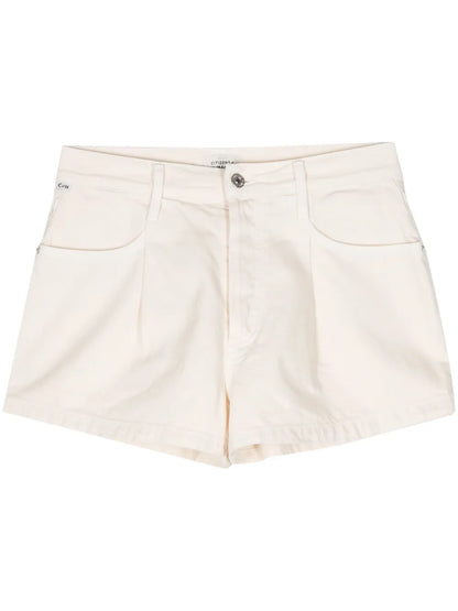 Franca Wide-Leg Denim Shorts