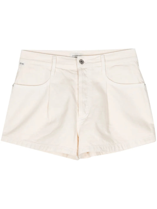 Franca Wide-Leg Denim Shorts