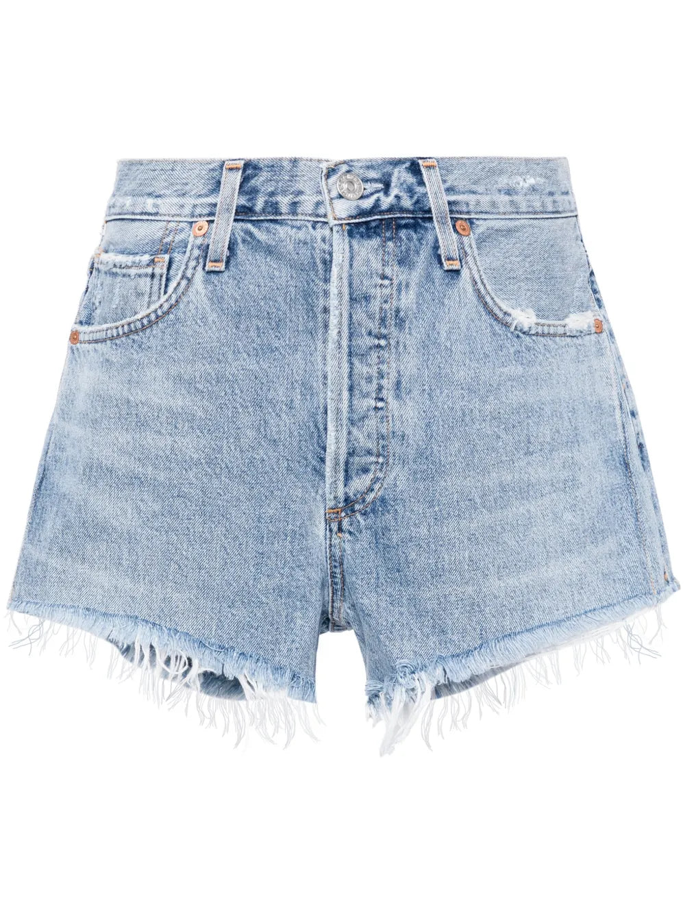 Corey Frayed Denim Shorts
