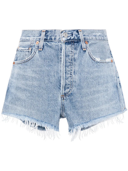 Corey Frayed Denim Shorts