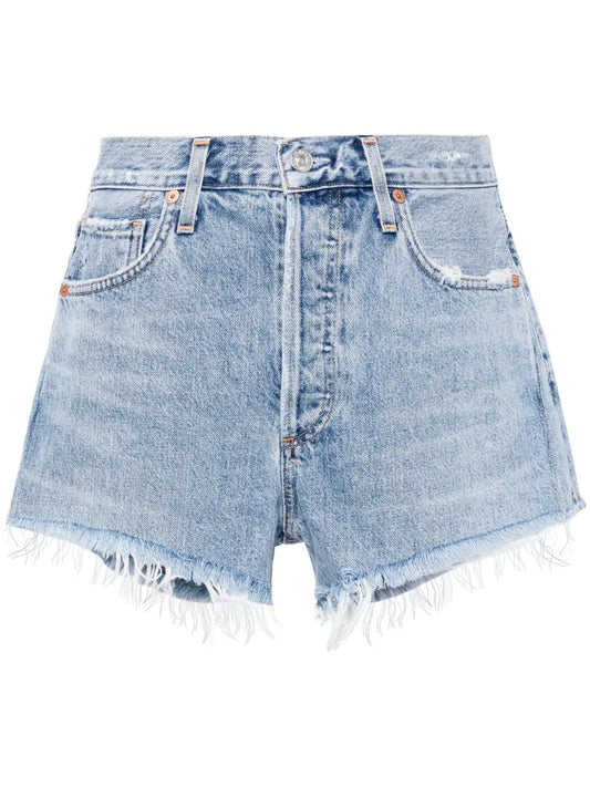 Corey Frayed Denim Shorts