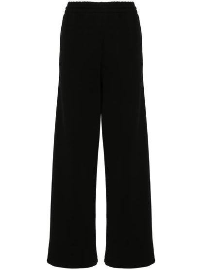Ribbed Straight-Leg Trousers