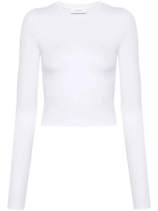 Crew Neck Stretch-Jersey T-Shirt