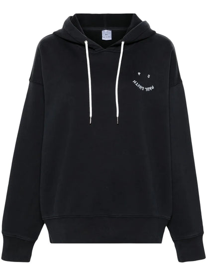 Logo-Embroidered Cotton Hoodie