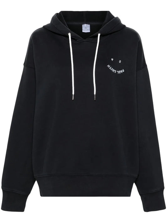 Logo-Embroidered Cotton Hoodie