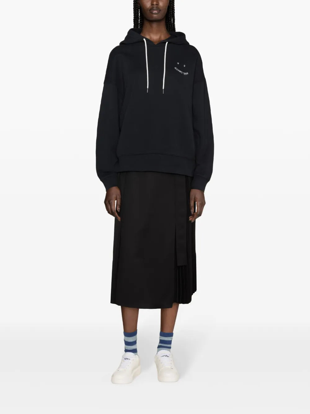 Logo-Embroidered Cotton Hoodie