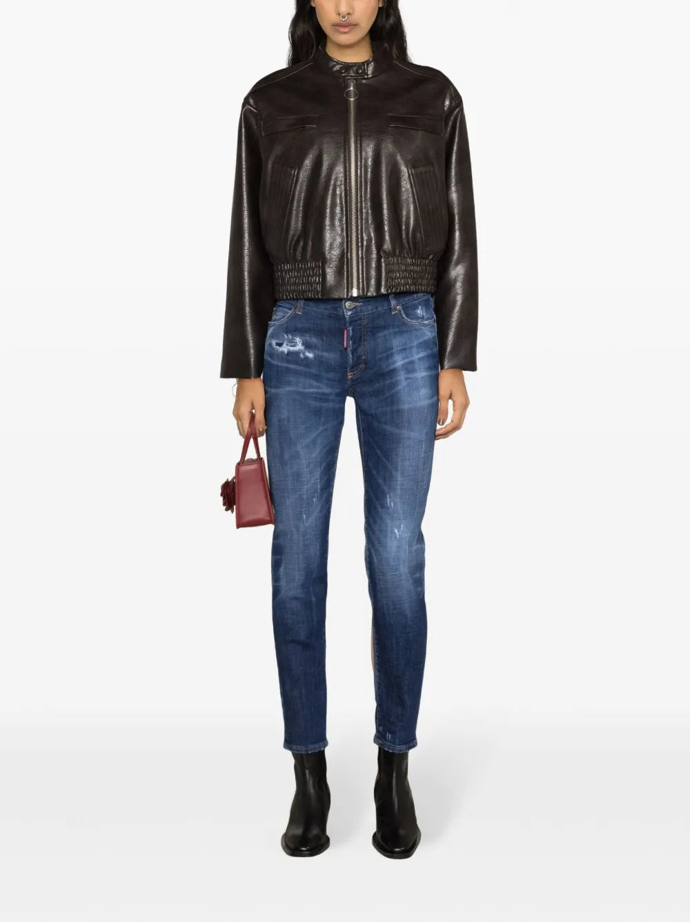 Jennifer Low-Rise Skinny Jeans