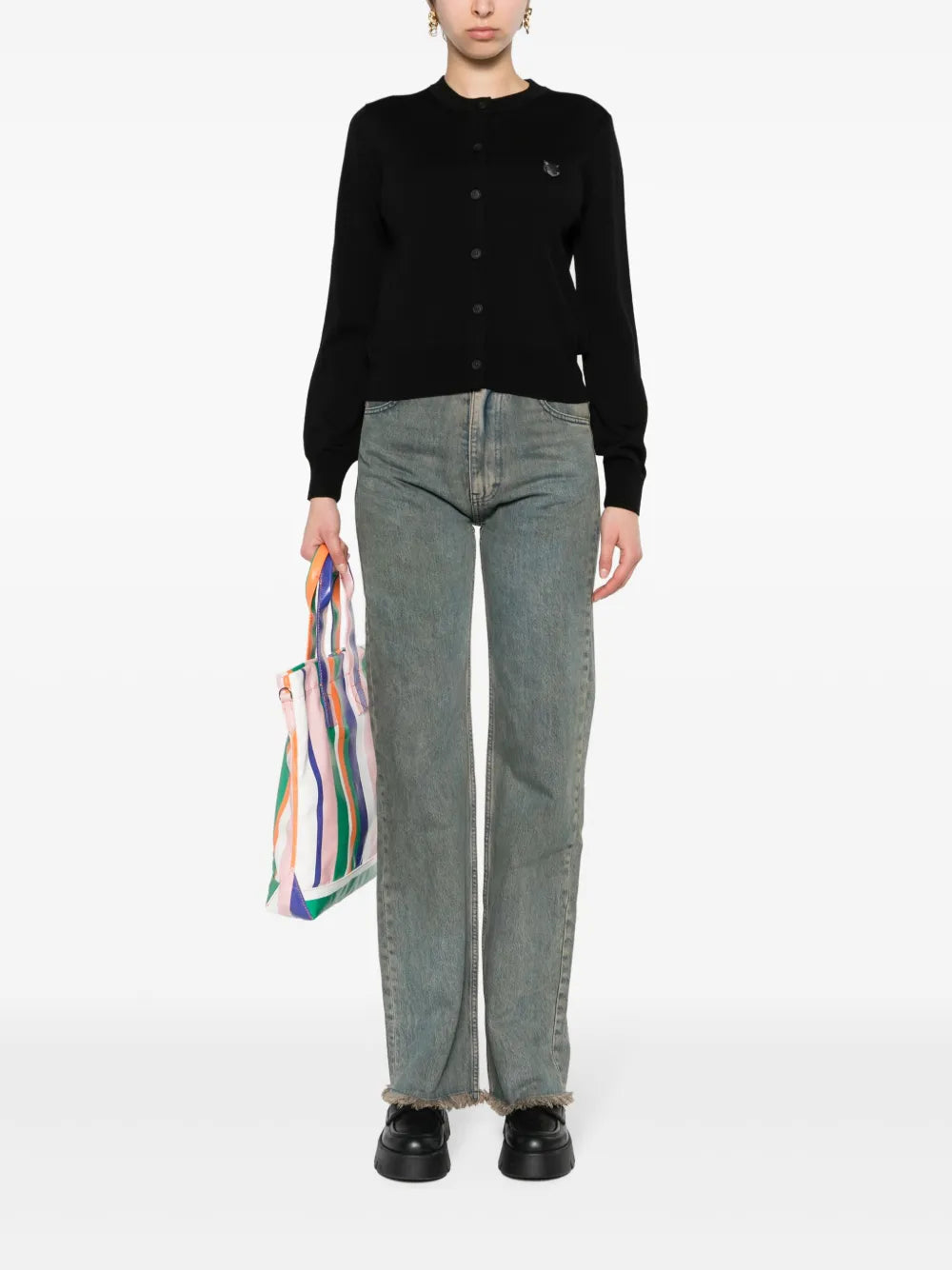 Bold Fox Wool Cardigan