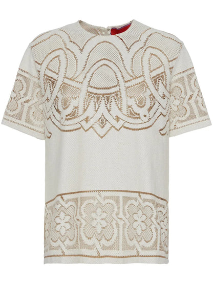 Lacey House Embroidered T-Shirt