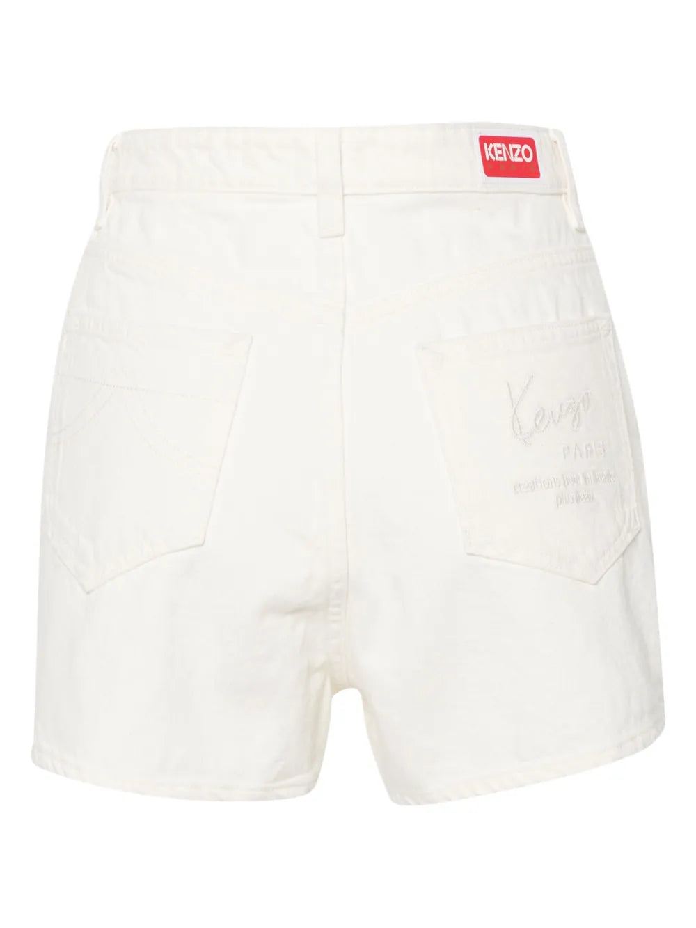 High-Rise Cotton Shorts
