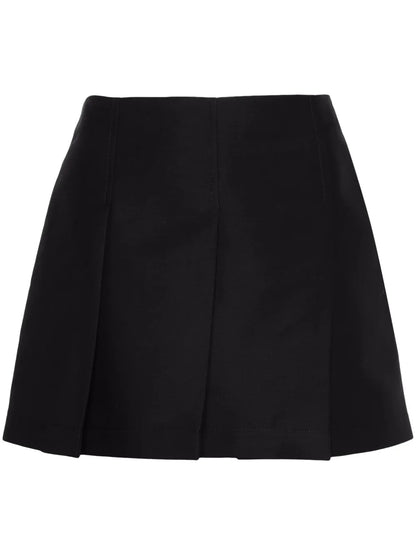 Pleated Cotton Skirt