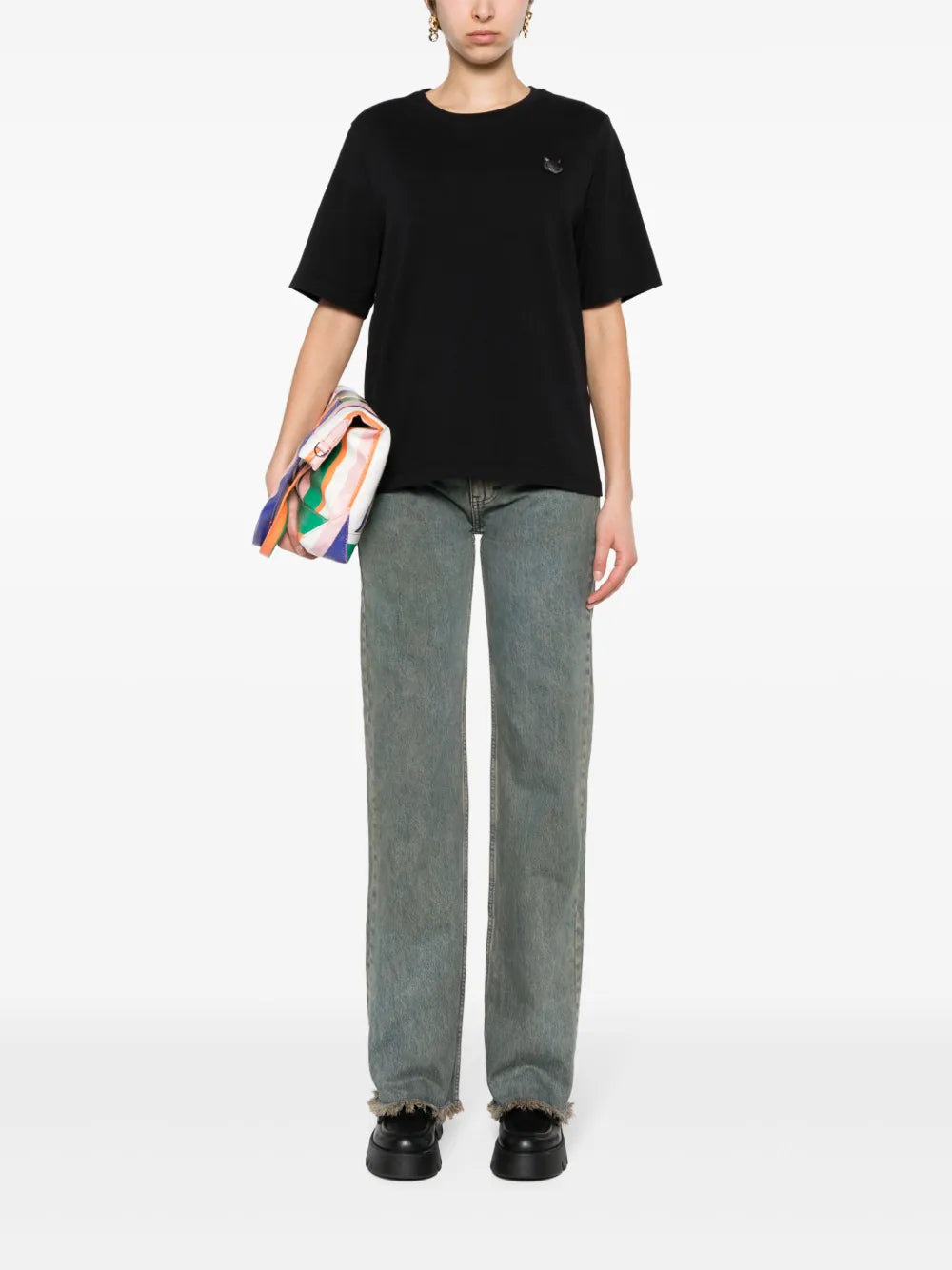 Bold Fox Cotton T-Shirt