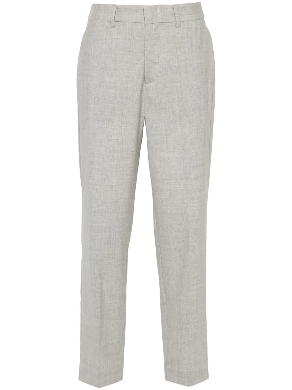 Tapered-Leg Tailored Trousers