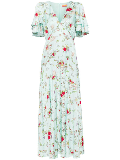 Tallulah Cherub-Print Dress