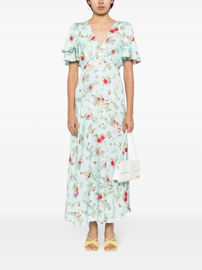 Tallulah Cherub-Print Dress
