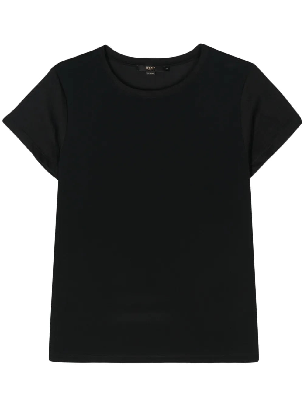 Round-Neck Panelled T-Shirt