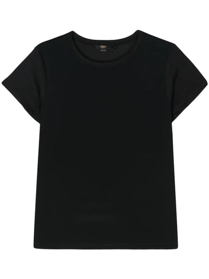 Round-Neck Panelled T-Shirt