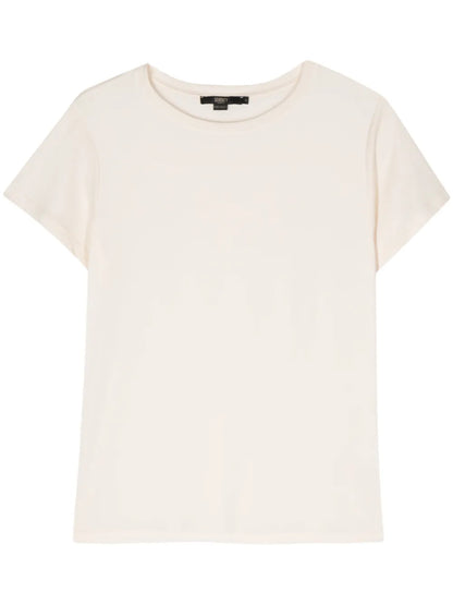 Round-Neck Panelled T-Shirt