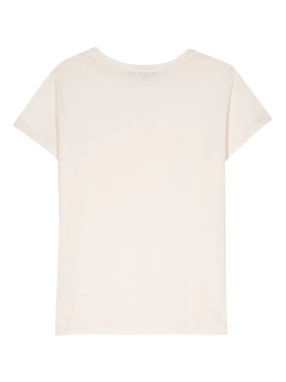 Round-Neck Panelled T-Shirt