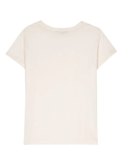 Round-Neck Panelled T-Shirt