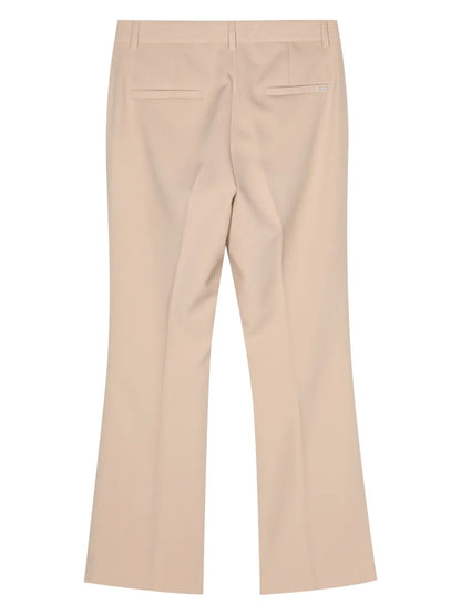 High-Waist Flared Trousers