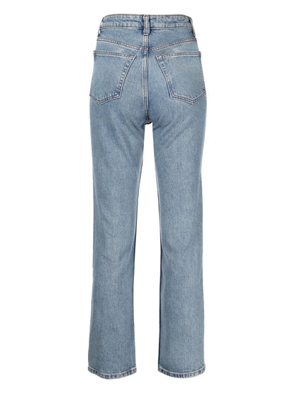Slim-Legged Cropped Jeans