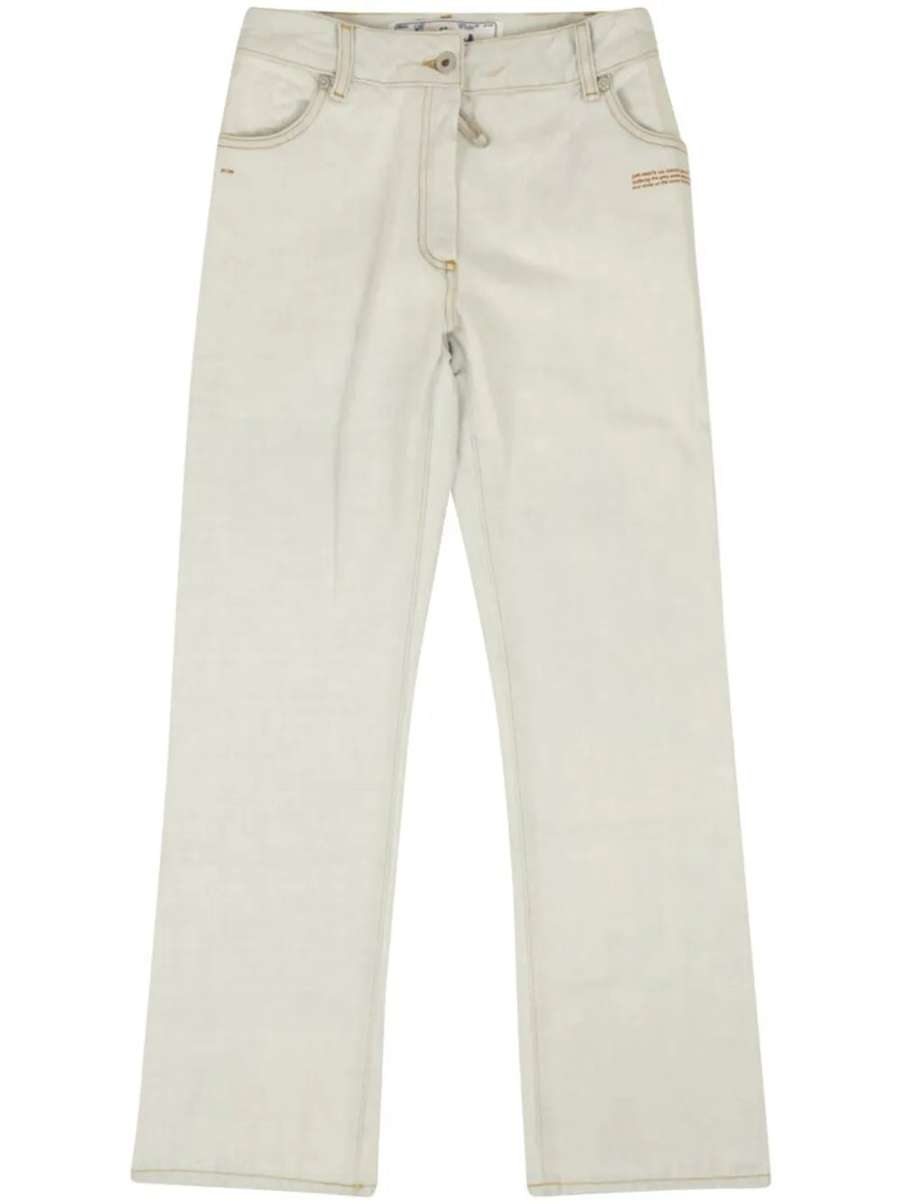 Logo-Appliqué Cropped Jeans