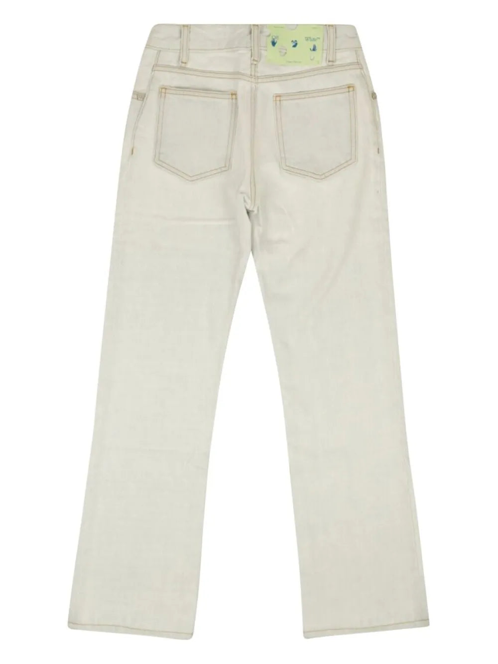 Logo-Appliqué Cropped Jeans