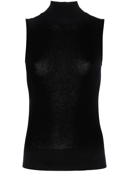 Sleeveless Knitted Top