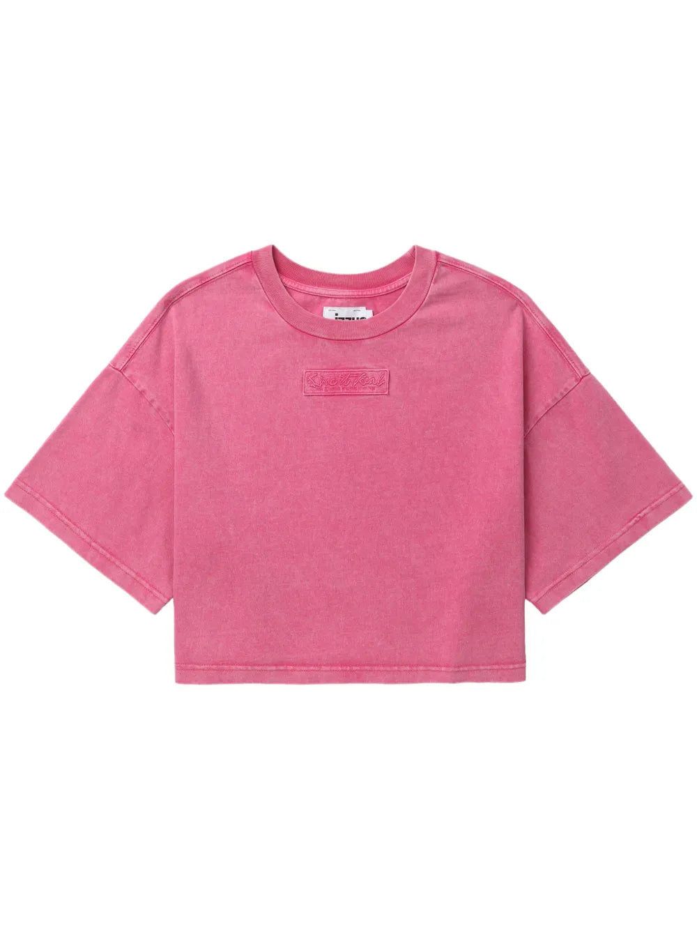 Logo-Patch Cropped T-Shirt