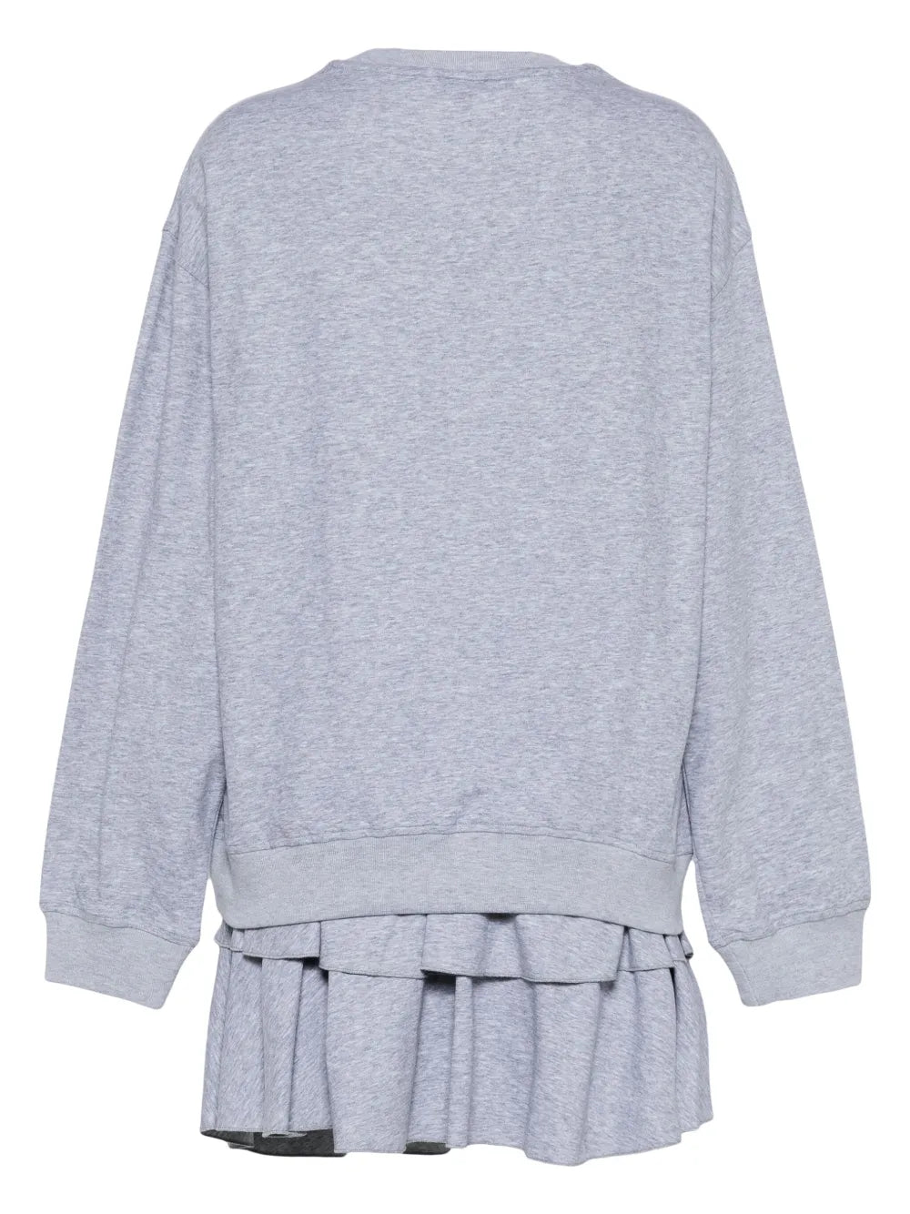 Layered-Design Cotton-Blend Sweatshirt