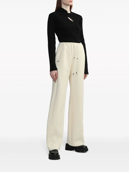 Logo-Embroidered Cotton Track Pants
