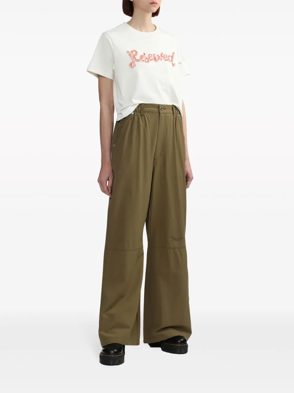 Logo-Embroidered Trousers
