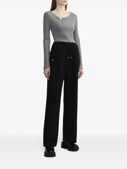 Logo-Embroidered Cotton-Blend Track Pants