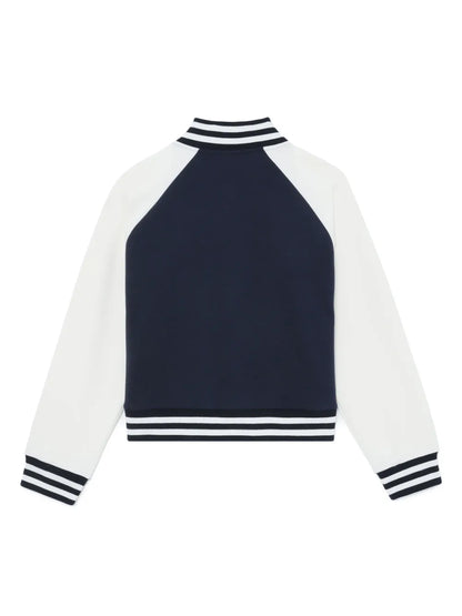 Logo-Embroidered Bomber Jacket