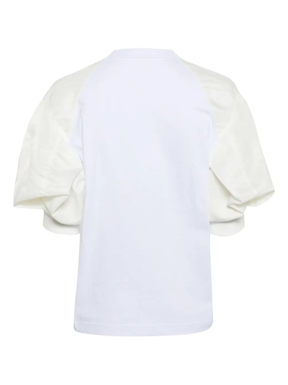 Puff-Sleeves Cotton T-Shirt